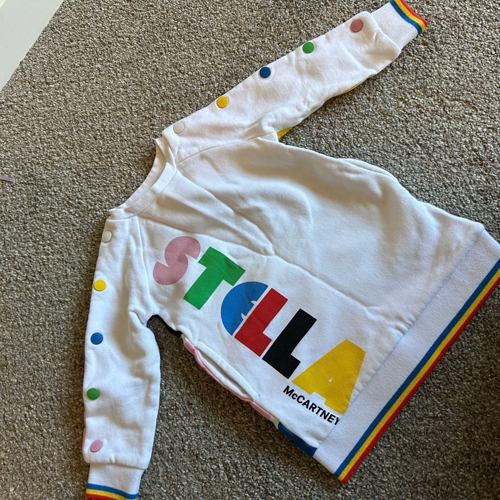 Stella McCartney Kids Colorful Logo Sweatshirt
